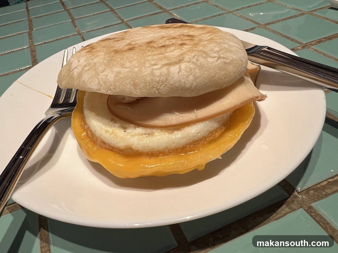 Breakfast Sandwich on English Muffin