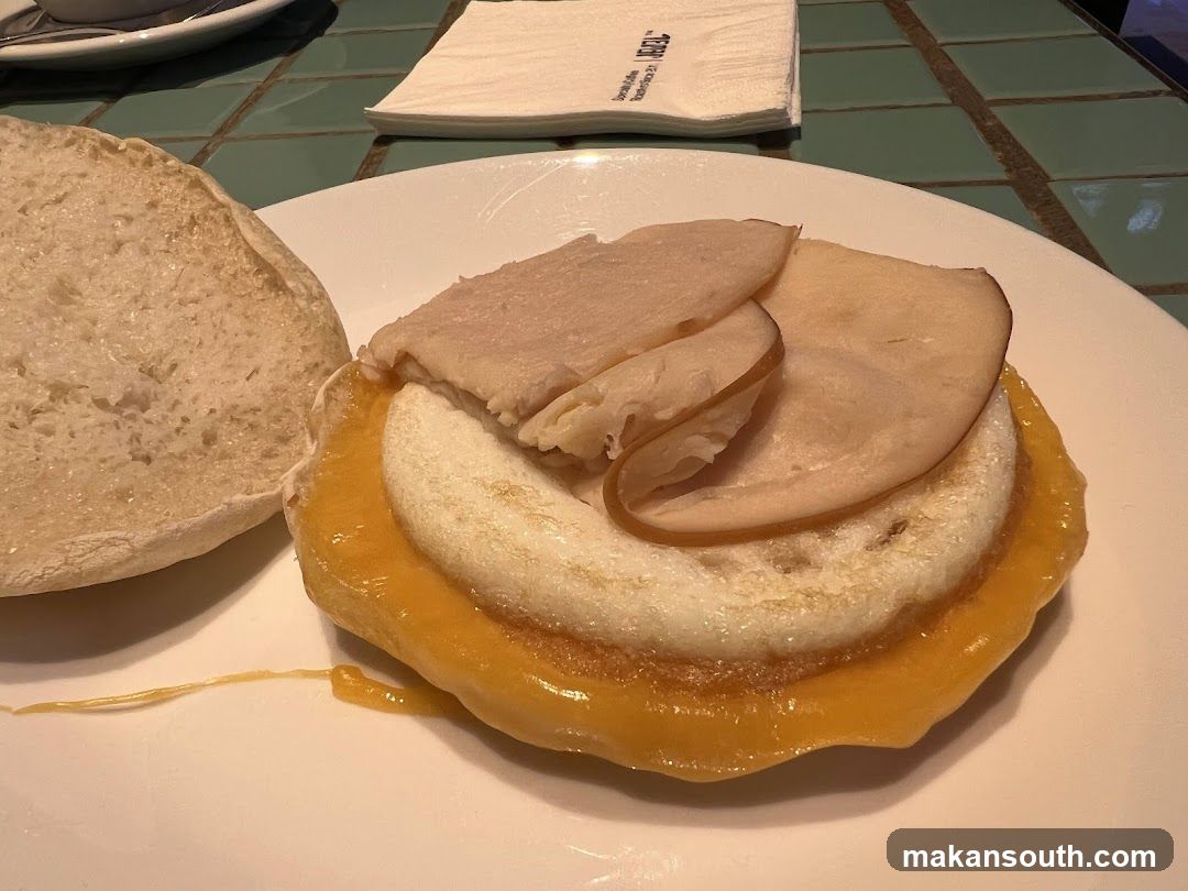 Egg and Turkey Sandwich