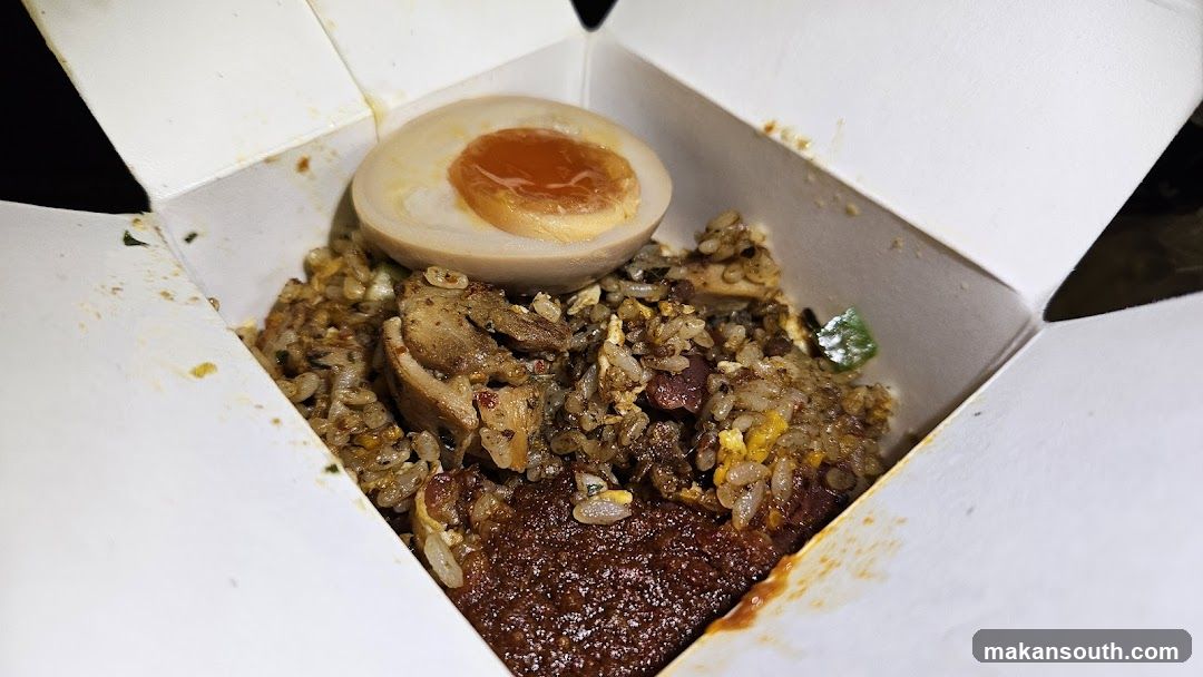 Fried Rice with Halved Egg
