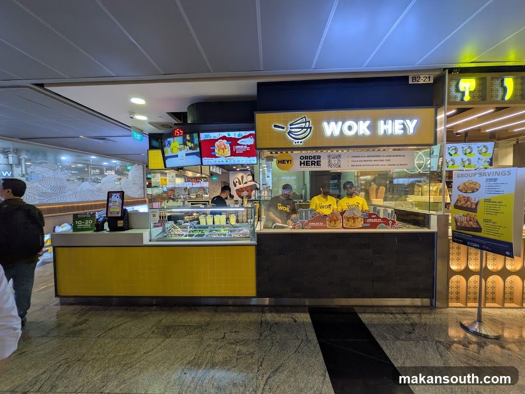 Wok Hey Food Stall Interior View