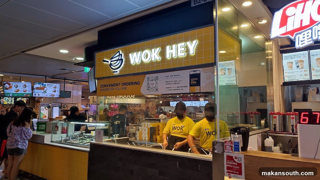 Wok Hey Food Stall Interior