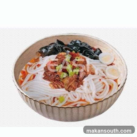 Bowl of Noodles with Toppings