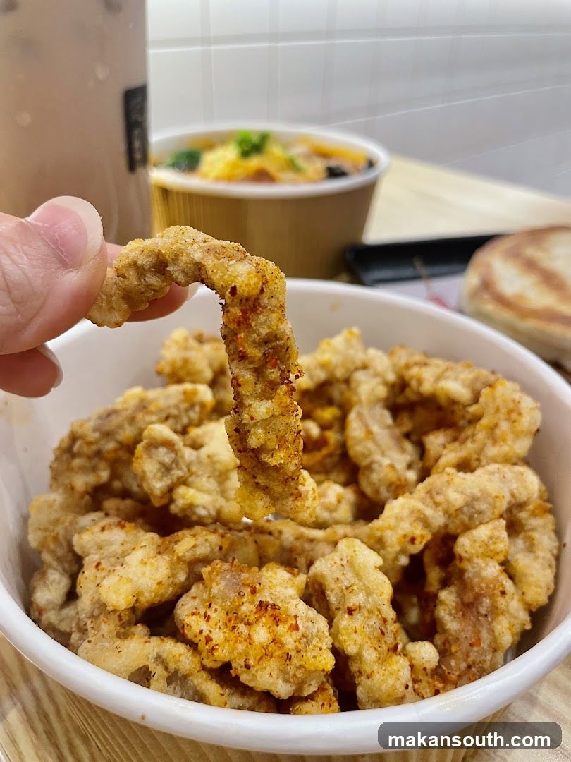 Fried Pork Strips with Side Dish