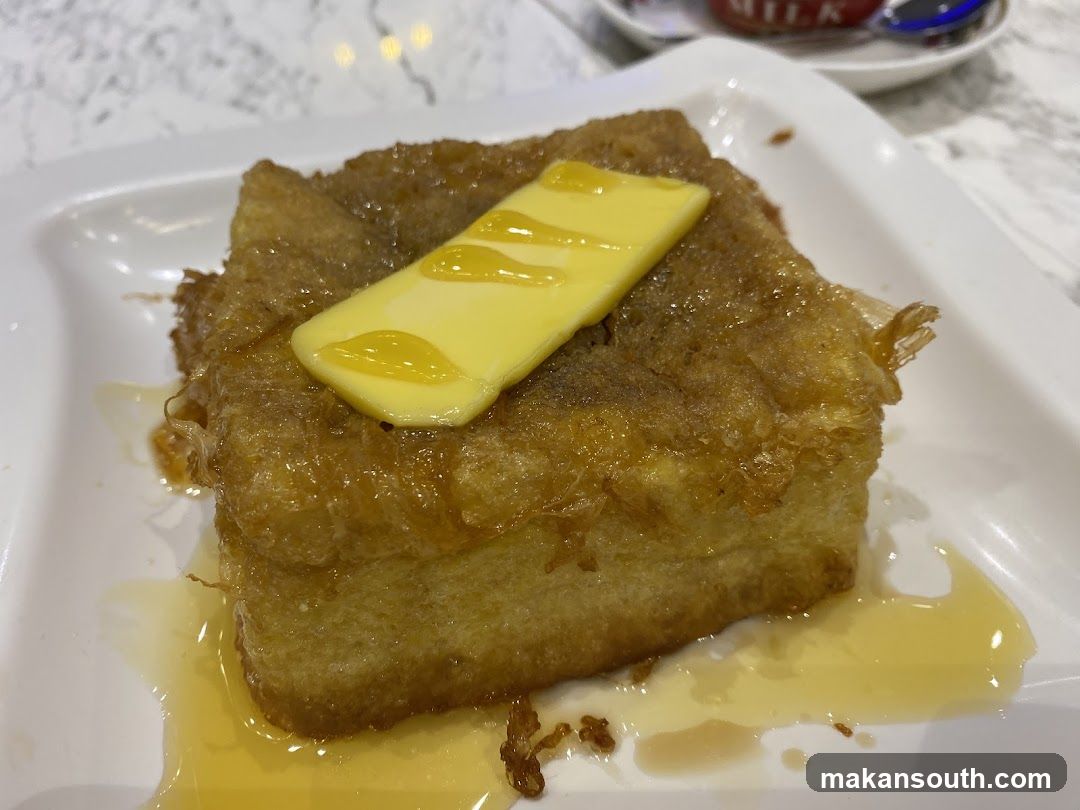 Buttered French Toast with Syrup