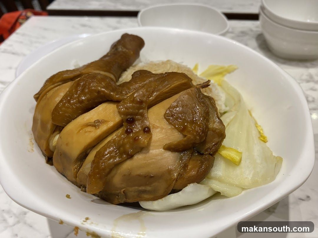 Braised Chicken with Rice and Cabbage