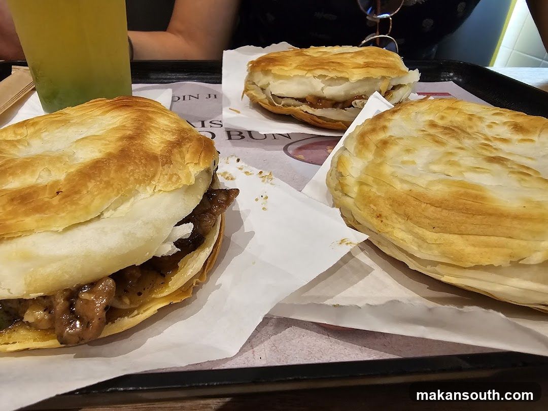 Flaky Sandwiches on a Tray