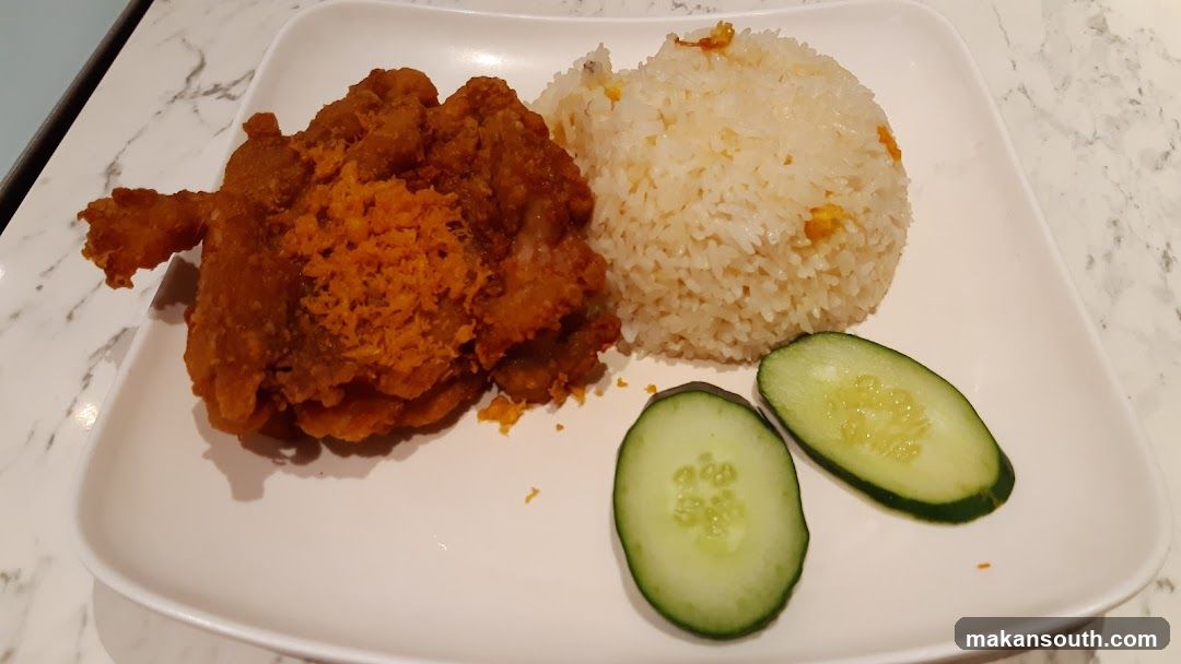 Fried Chicken and Rice Meal
