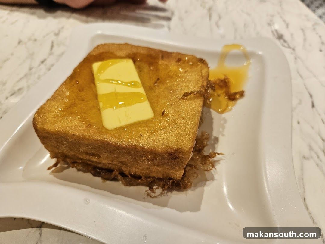 Buttered French Toast with Syrup