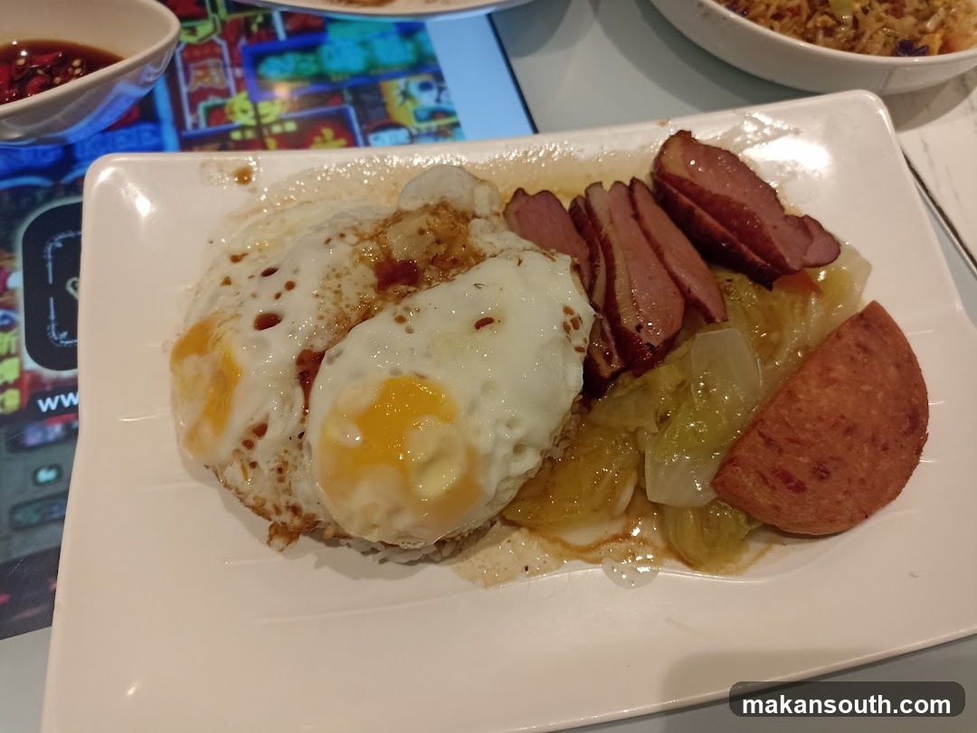 Fried Rice with Sausage and Eggs