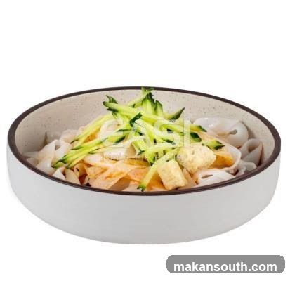 Bowl of Noodles with Vegetables and Tofu