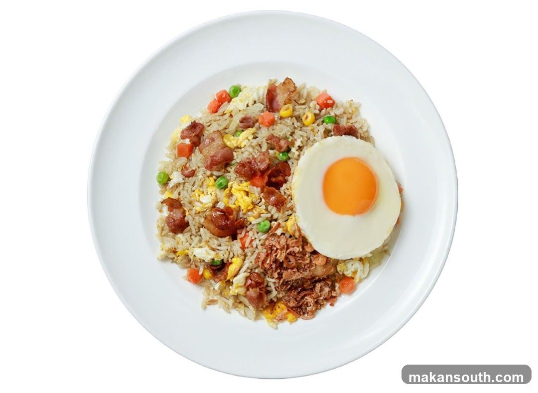 Fried Rice with Egg and Bacon