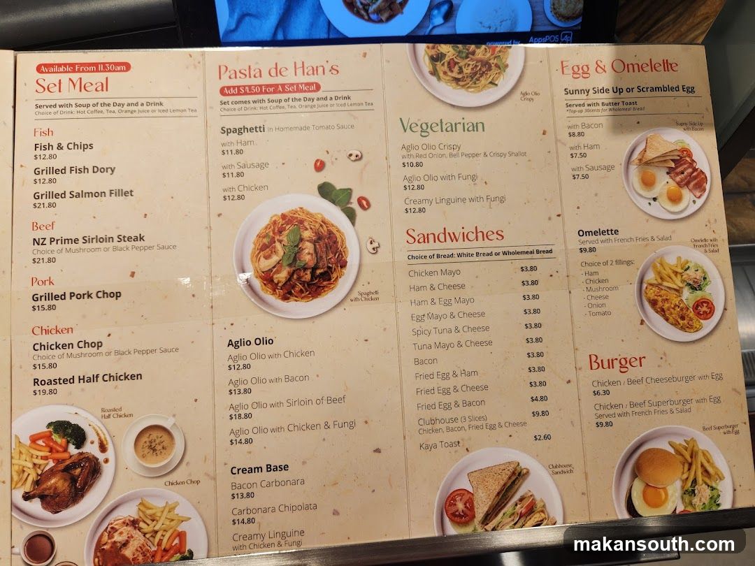 Restaurant Menu Board