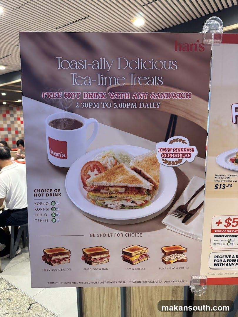 Han's Toast-ally Delicious Tea-Time Treats Promotion