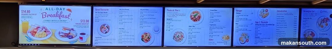 Breakfast Menu Board