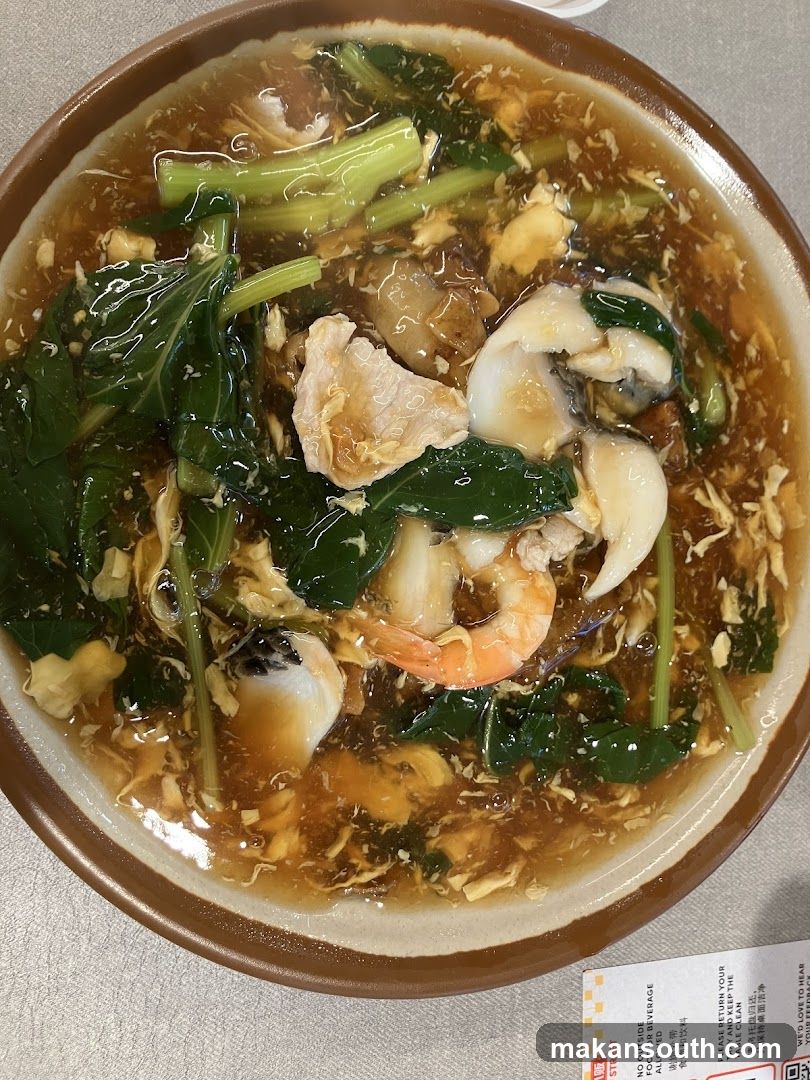 Seafood Soup with Greens