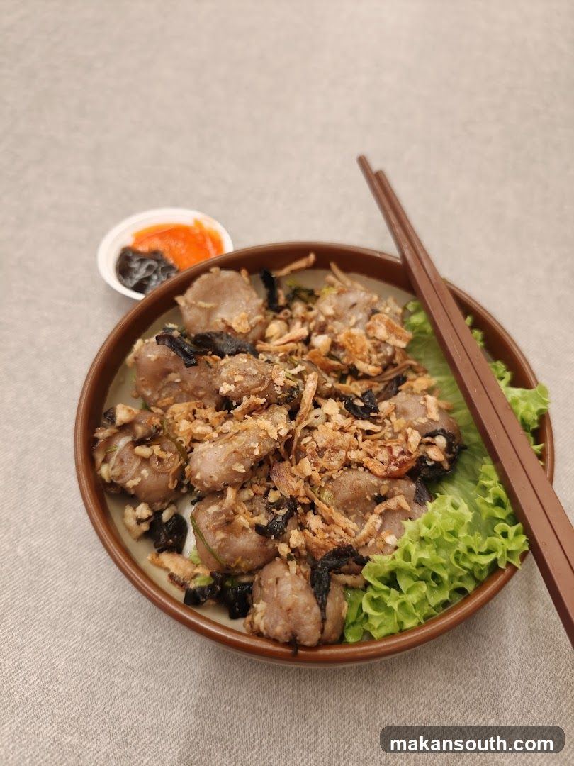 Bowl of Meatballs with Toppings