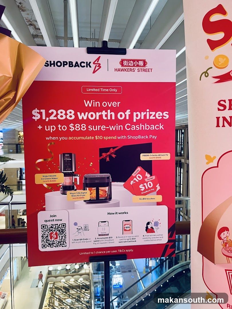 ShopBack Hawker's Street Promotion