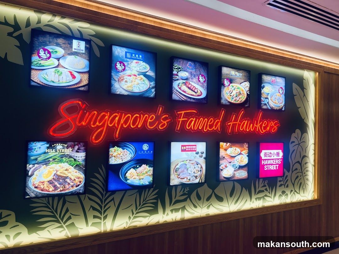 Singapore's Famed Hawkers Display Wall