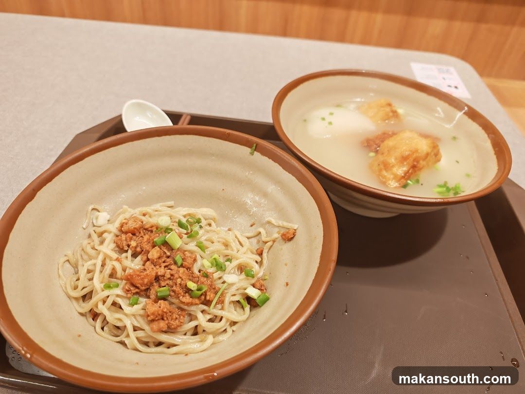 Noodle and Soup Meal