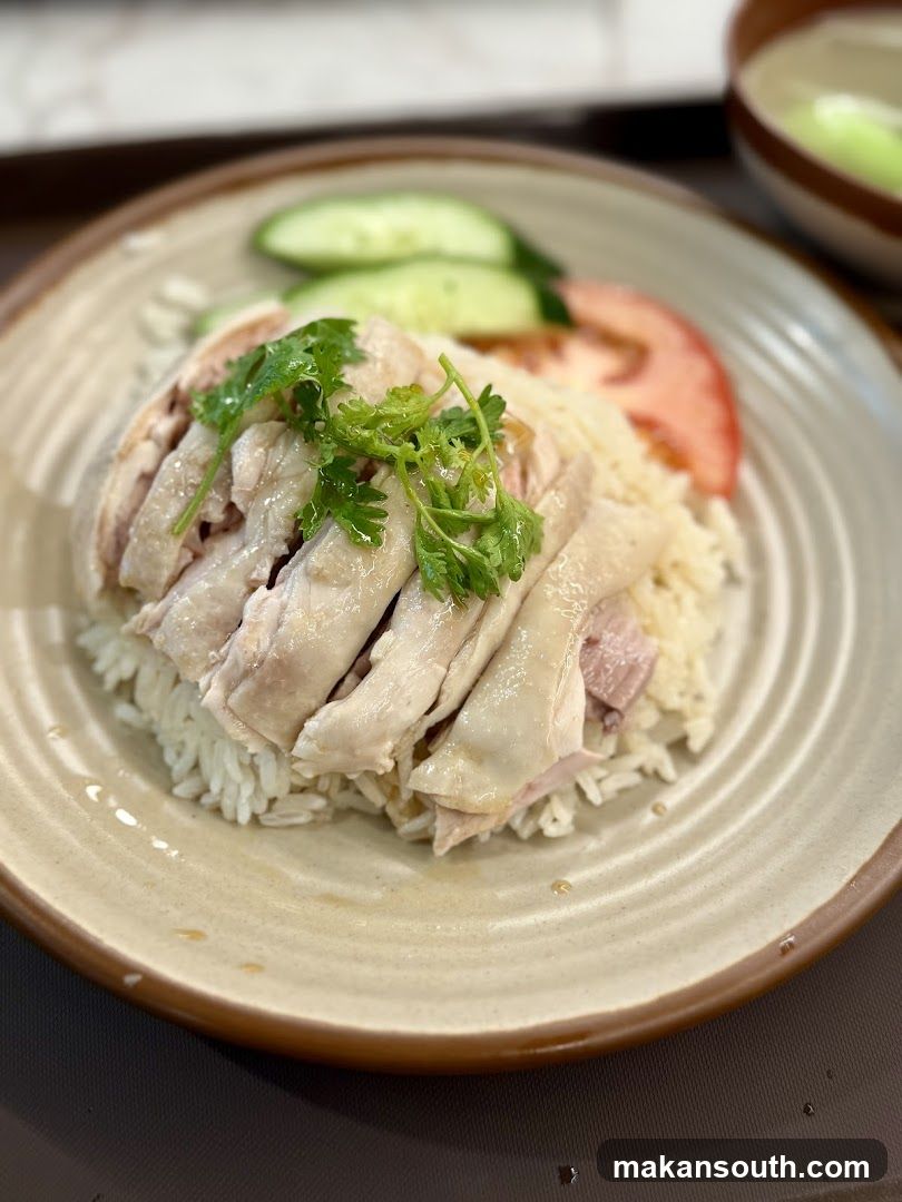 Hainanese Chicken Rice Plate