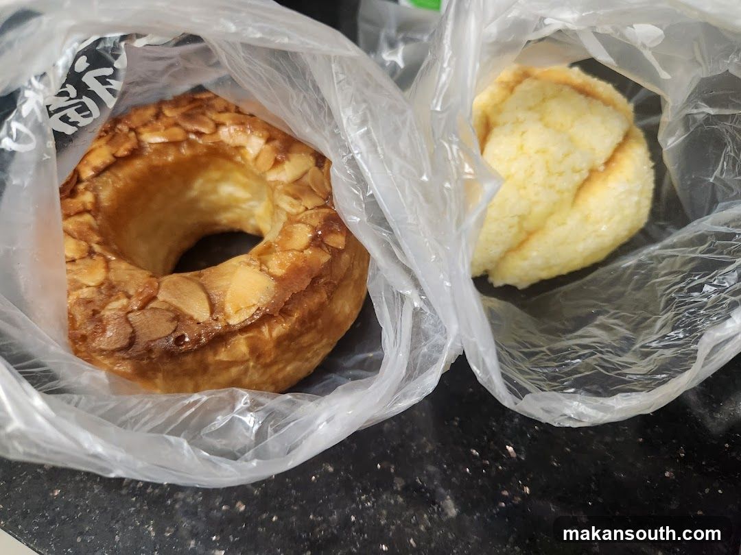 Almond Cake and Bun