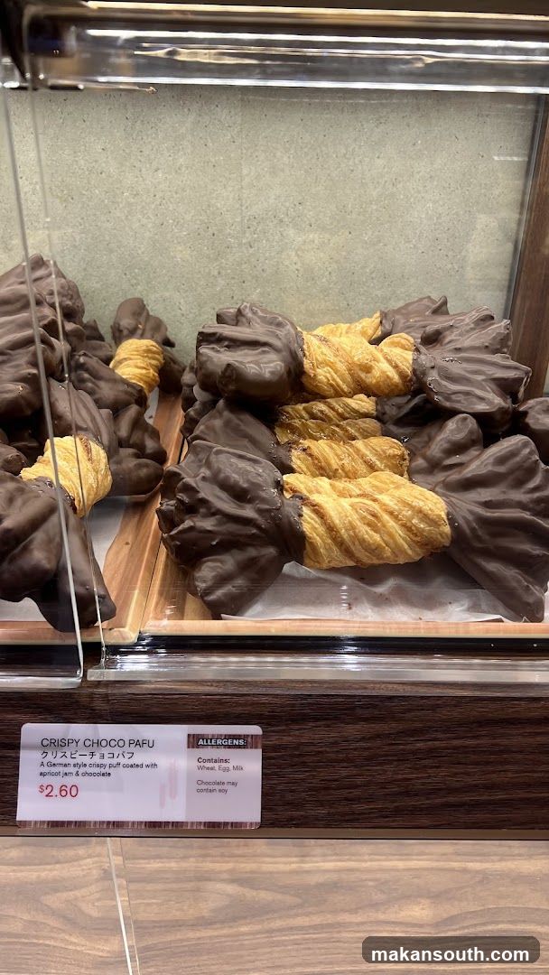 Chocolate Coated Pastry Display