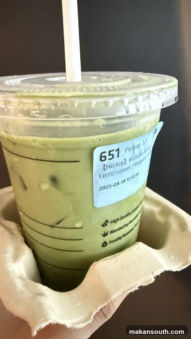 Matcha Latte in Cup