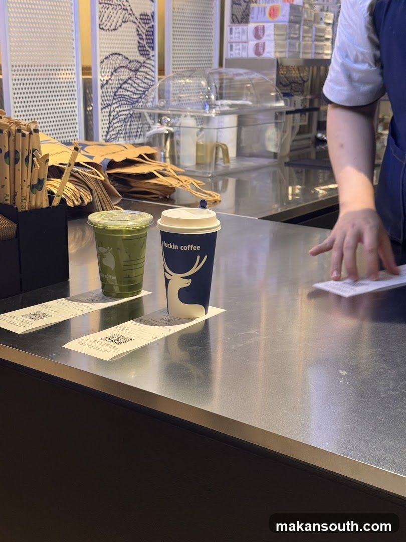 Coffee Shop Counter Scene