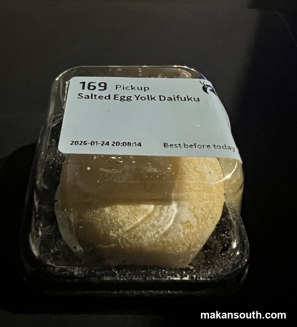 Salted Egg Yolk Daifuku Package