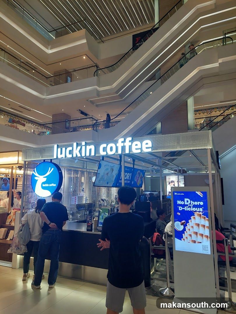 Luckin Coffee Kiosk in Mall