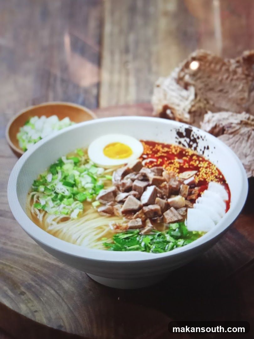 Bowl of Noodles with Toppings