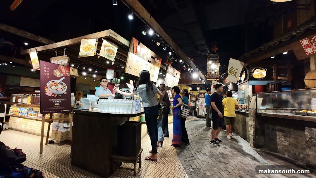Food Market Interior Scene