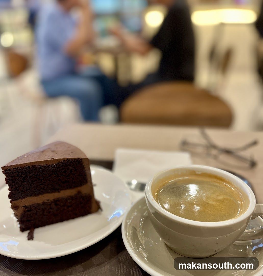Coffee and Cake at Cafe