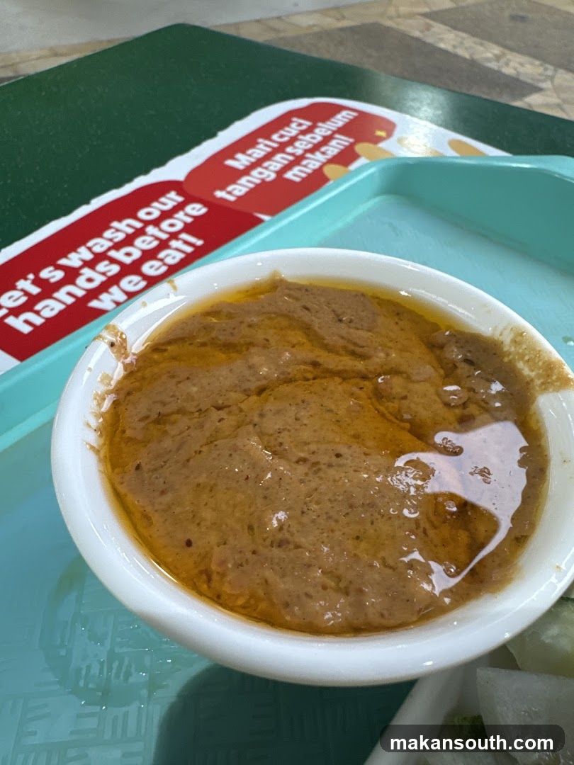 Dipping Sauce Bowl on Tray