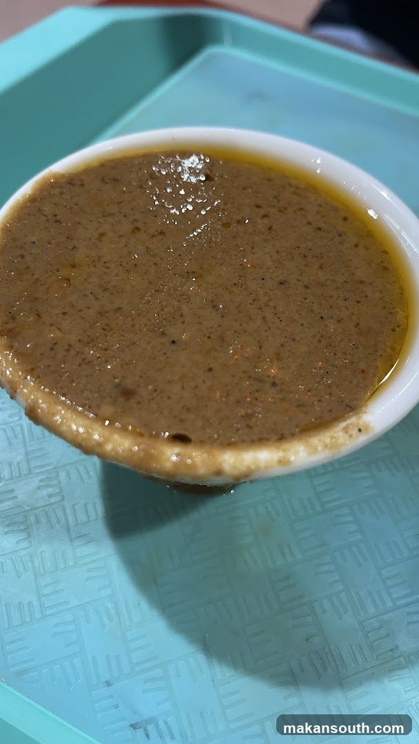 Bowl of Brown Soup or Sauce