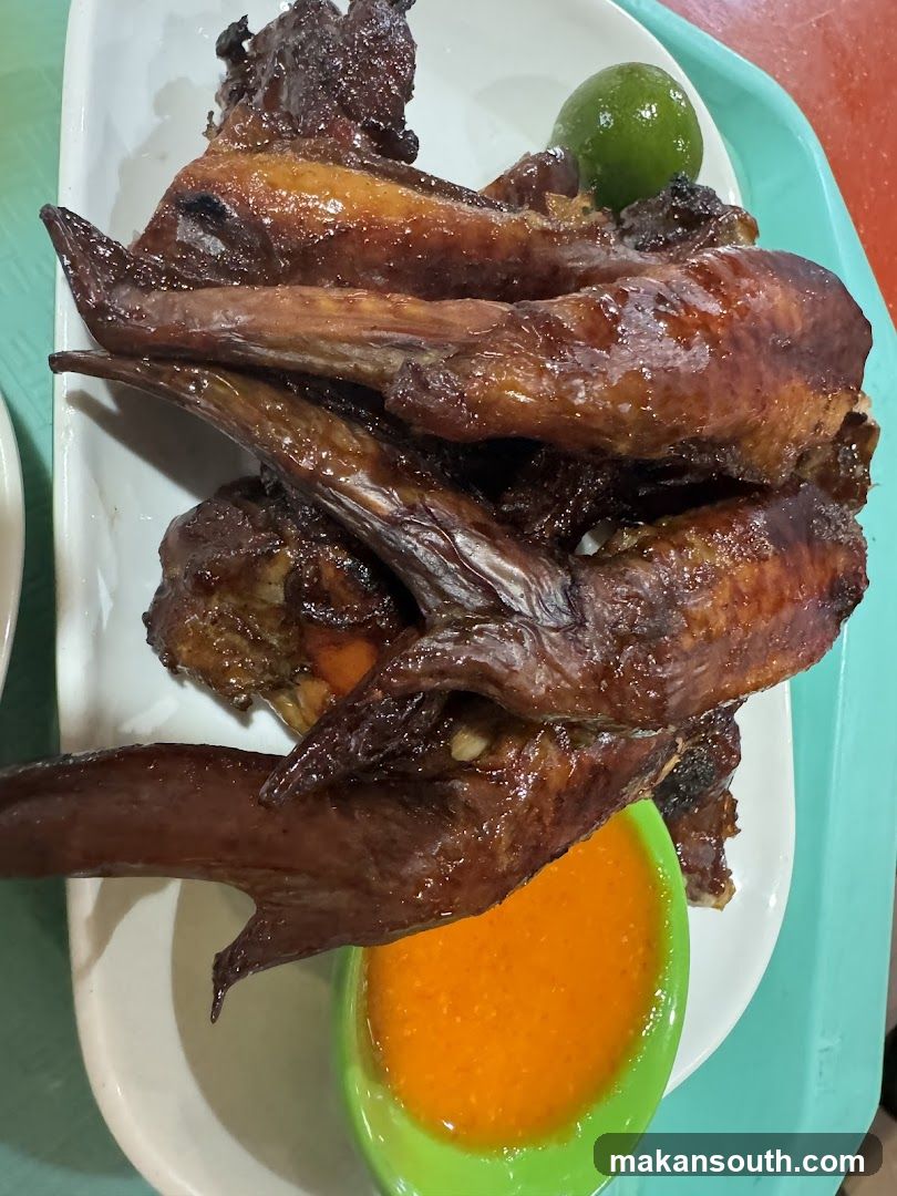 Grilled Chicken Wings with Sauce
