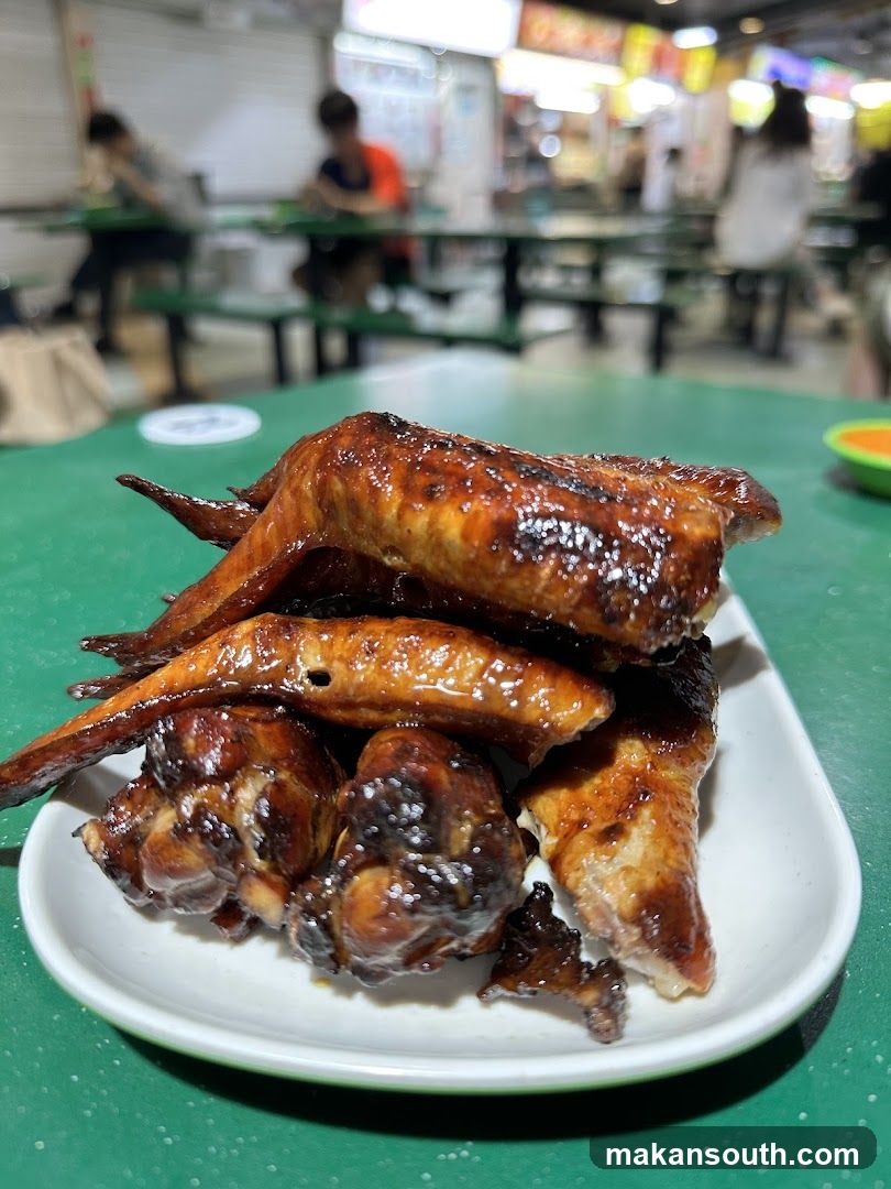 Grilled Chicken Wings at Food Court