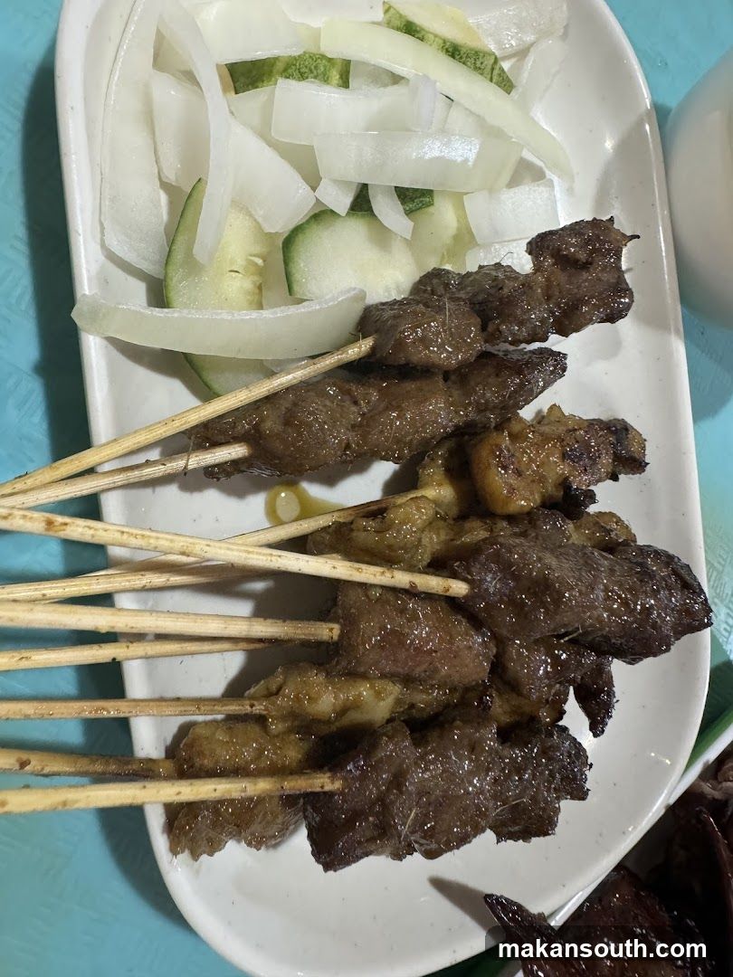 Grilled Meat Skewers with Salad