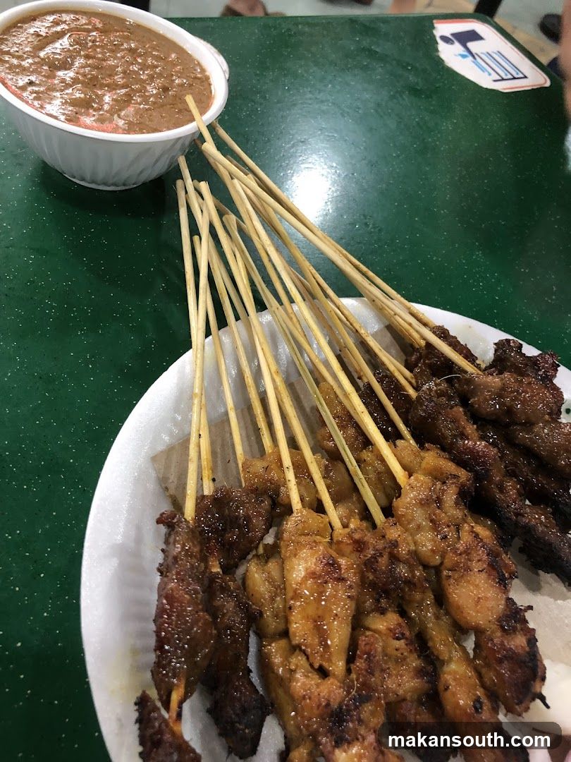 Grilled Skewers with Sauce