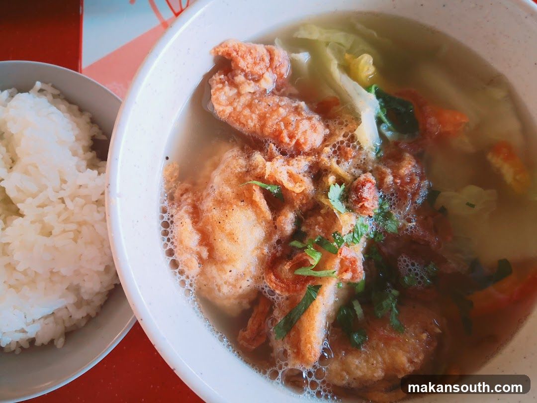 Fried Fish Soup with Rice