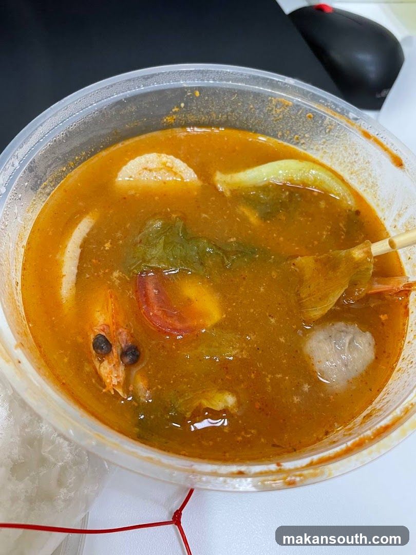 Spicy Tom Yum Soup Bowl
