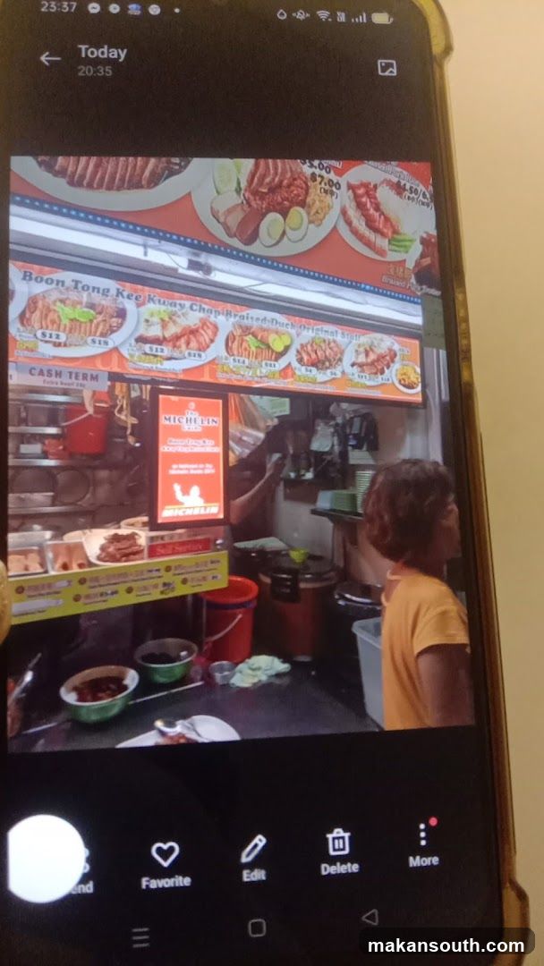 Food Stall Interior View