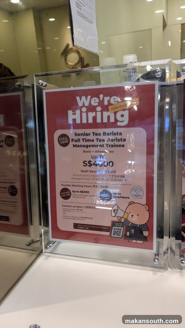 Hiring Poster Display