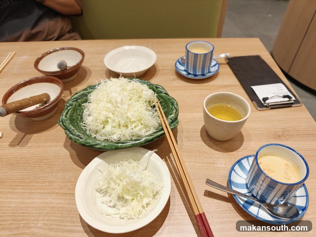 Dining Table with Japanese Food