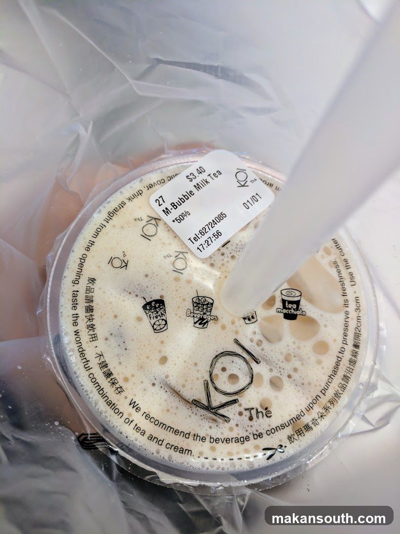 Bubble Milk Tea Cup Lid