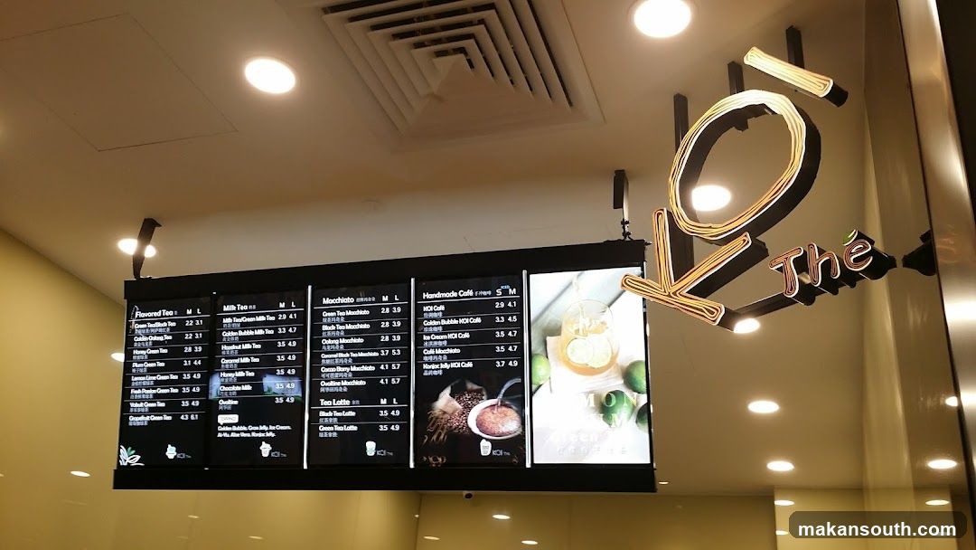 Koi The Menu Board