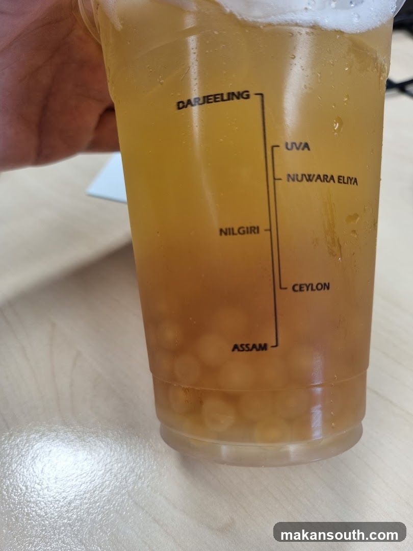 Ceylon Tea Cup with Pearl Bubbles