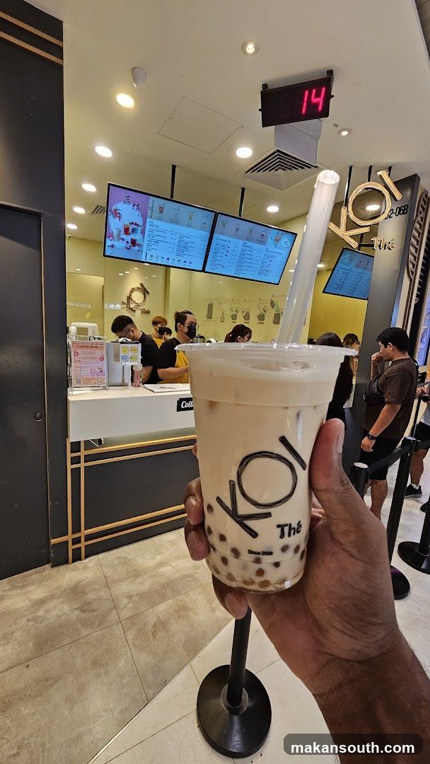 Boba Milk Tea Shop Interior