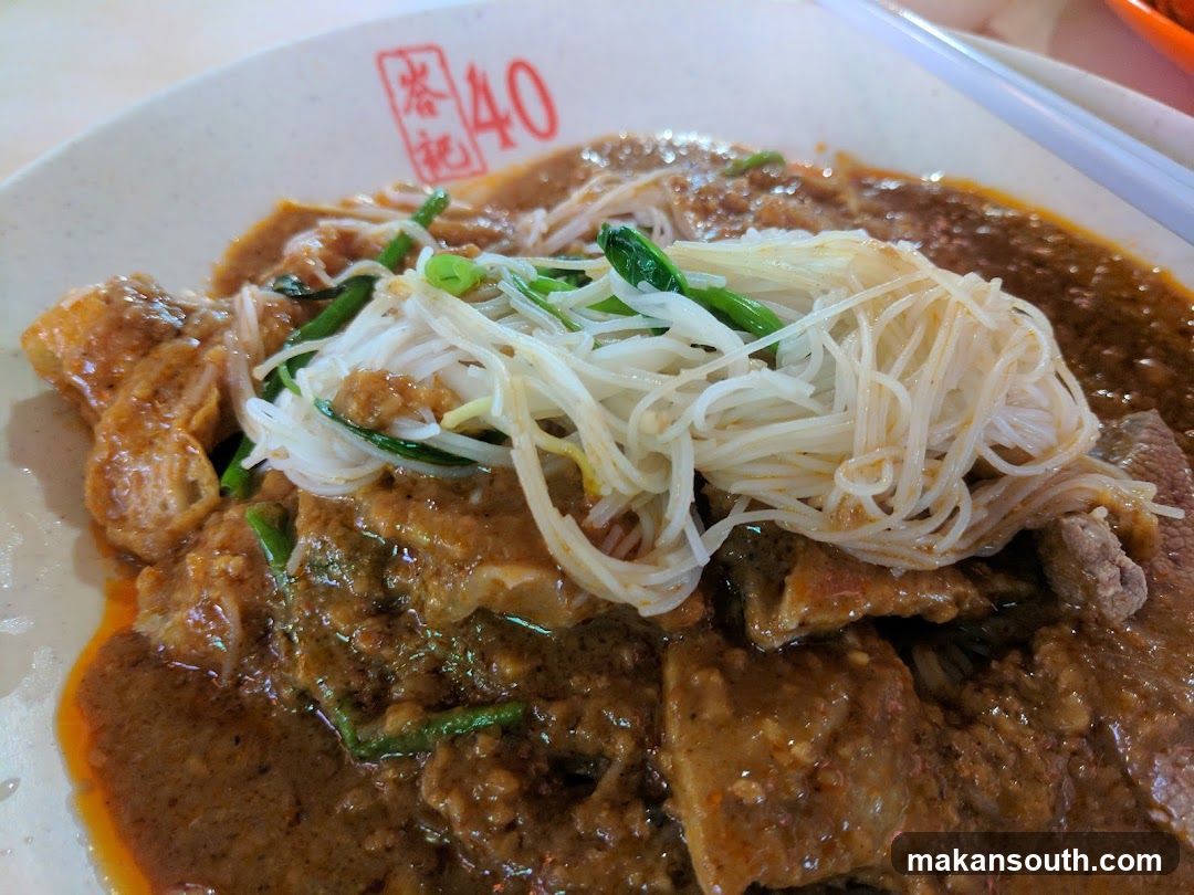 Curry Noodle Dish with Tofu and Greens