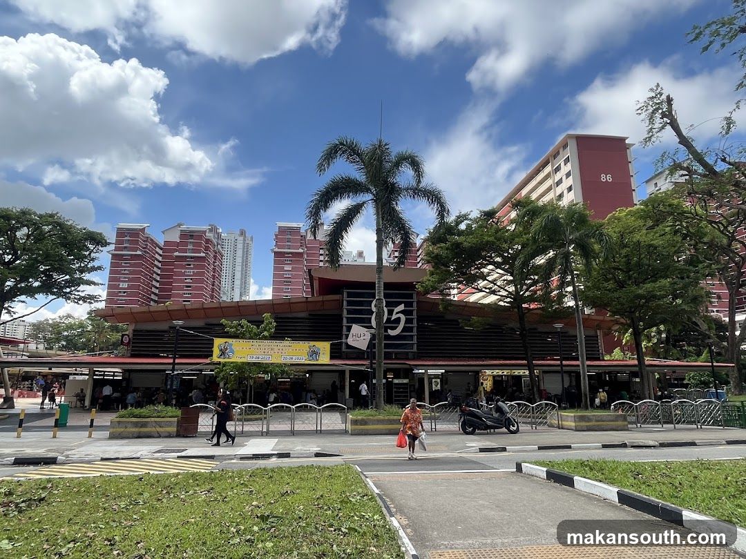 Bus Terminal Exterior with Surrounding Buildings